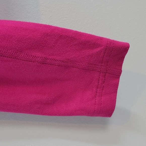 NIKE Pink Long Sleeve Mesh Back Tee Size Small - Picture 3 of 8